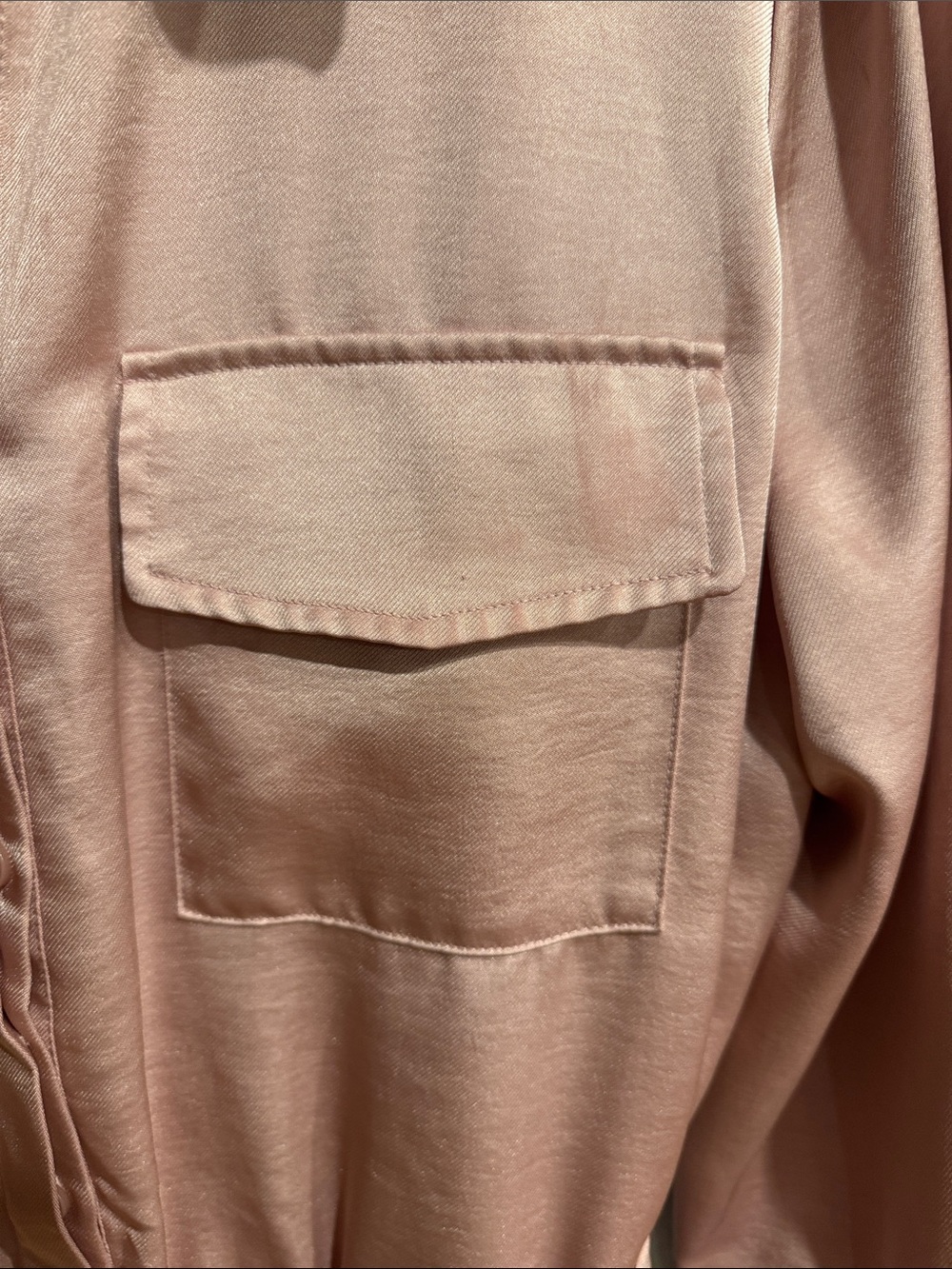 INC International Concepts Dusty Pink Utility Jumpsuit with Belt - Picture 7 of 12